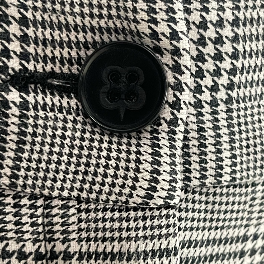 Betabrand black,white,Gray Plaid Ankle Pants - Picture 6 of 13
